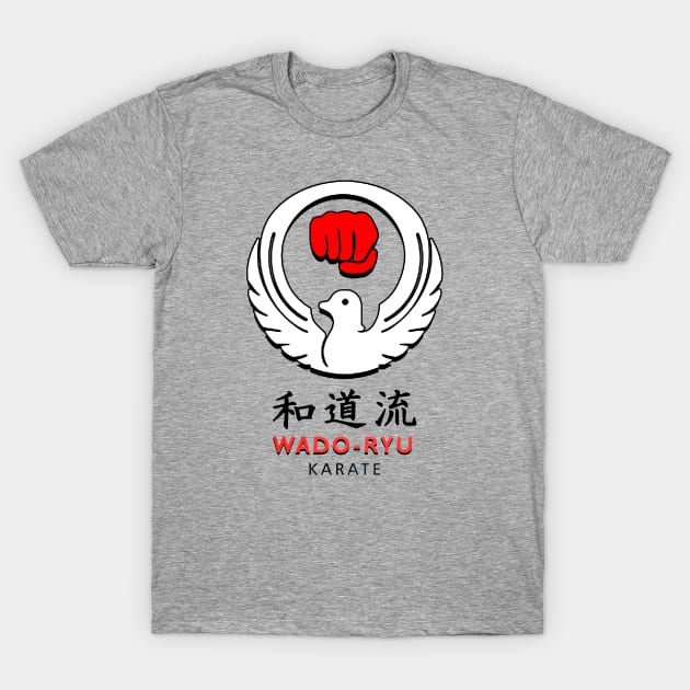 wado ryu karate T-Shirt by Mikentura